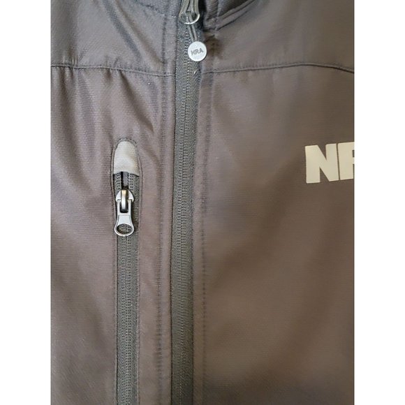 NRA Full Zip Lightweight Jacket Soft Shell Member Black Size‎ XL Men's Pockets - Picture 10 of 10
